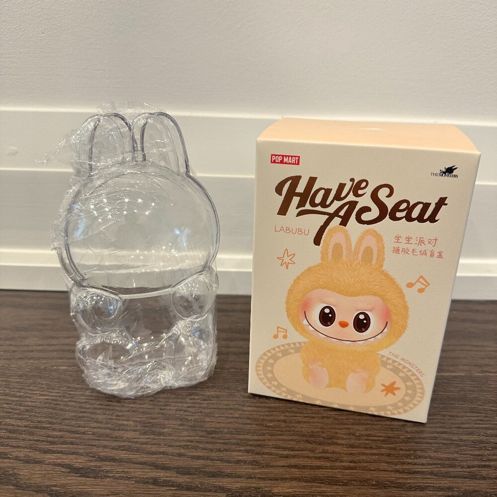 Labubu Blind Box + Protective Clear Cover Case